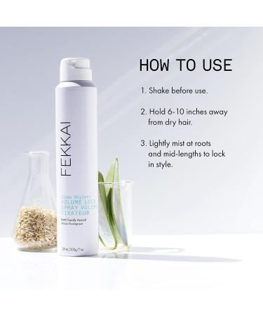 Fekkai Clean Stylers Volume Lock Hairspray - 7 oz | Extreme Hold & Flake-Free | Vegan & Cruelty-Free | EWG Compliant - Buy Online on GoSupps.com