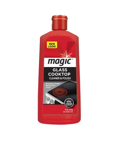 Magic Glass Cooktop Cleaner and Polish - 16 Ounce - Professional Home Kitchen Cooktop Cleaner and Polish Use On Induction Ceramic Gas Portable Electric