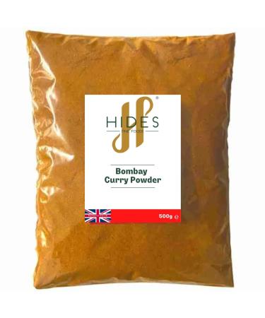 Hides Fine Foods - Bombay Curry Powder 500g - GMO Free - Suitable for Vegetarians - Originally from Mumbai - Indian Cuisine - Curry - Takeaway - Fakeaway