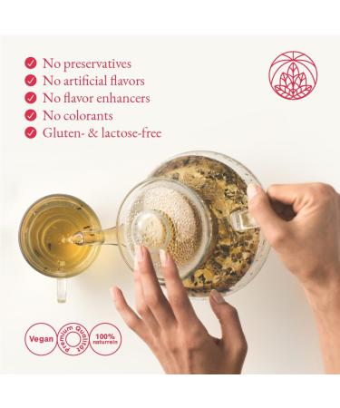Raspberry Leaf Tea (300g) Monte Nativo Premium quality Birth preparation Pregnancy tea Gently cut and dried 100% natural No added sugar No additives Raspberry leaves Women's tea - Buy Online on GoSupps.com