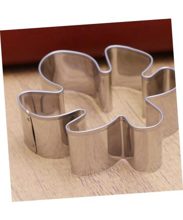 IMIKEYA 6 Pcs 430 Fondant Mold DIY Cake Mold DIY Baking Molds Dessert Molds Stainless Steel Molds Cookie Fruit medium Silver - Buy Online on GoSupps.com