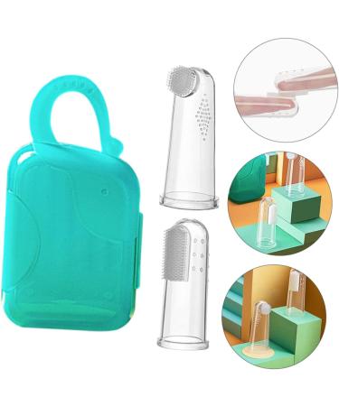 Frcolor Toddler Finger Toothbrush Set - Gentle Oral Care for Kids | Effective Finger Tooth Cleaners for Healthy Smiles - Buy Online on GoSupps.com