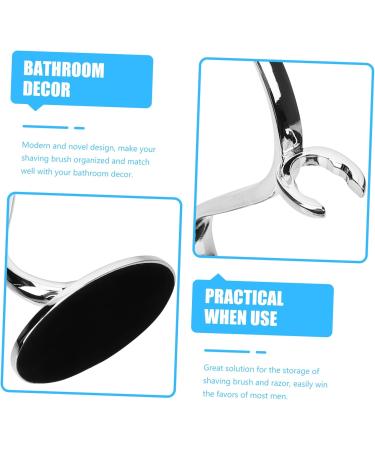Fomiyes 3-in-1 Razor Holder & Brush Stand | Organize Electric Shavers & Brushes for Men | Durable & Space-Saving Bathroom Accessories - Buy Online on GoSupps.com