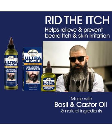 Difeel Men s Ultra Growth Beard Care Set - 3-PC Gift Set with 2-in-1 Shampoo Beard Growth Oil & Travel Size Perfect for Grooming & Growth - Buy Online on GoSupps.com
