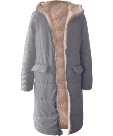 Women's Fleece Plush Jacket - Warm Fluffy Zippered Coat - Cozy Long Sleeve Winter Sweater - Breathable & Trendy Trench Coat in M - Buy Online on GoSupps.com