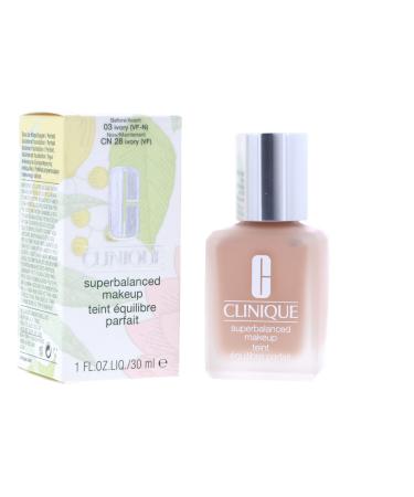 New! Clinique Superbalanced Makeup Foundation, 1 oz / 30 ml, 03 Ivory (VF-N) Ivory 03 1.02 Fl Oz (Pack of 1)
