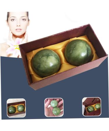 Jade Massage Balls - Hand Massage Baoding Balls for Stress Relief & Health | 2pcs Exercise Roller - Buy Online on GoSupps.com