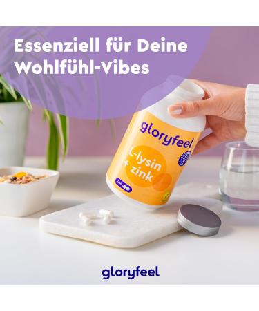 Buy L-Lysine 400 Vegan Capsules - 1000 mg Essential Amino Acid with Zinc for Immune & Skin Health - Herbal Fermentation - Fast International Shipping - Buy Online on GoSupps.com