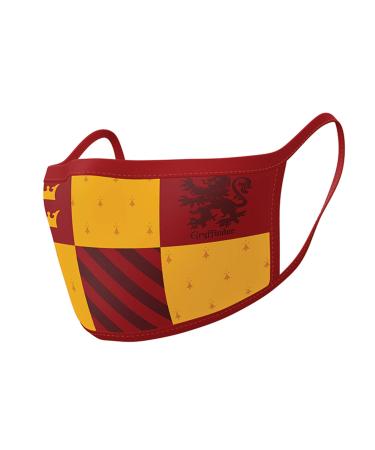 empireposter makeshift mask mouth and nose protection for adults Harry Potter Gryffindor 2 pieces