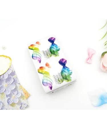 Almond Nail Forms for Gel Builder Acrylic Nails 100 Pieces LEA-SHALL Short Form Guide Stickers Nail Art Extension Tips Self-Adhesive Professional Tools for Women Girls DIY Home Salon 100Pcs Colorful - Buy Online on GoSupps.com