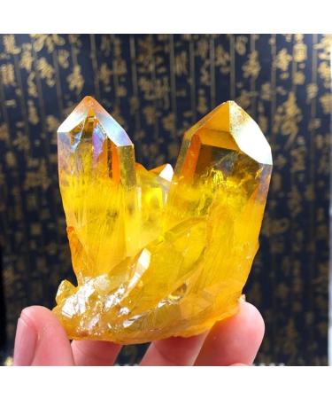 Crystal Rough FALAEN Citrine 1PC Citrine Quartz Crystal Cluster Specimen Degaussing Crystal Cluster Citrine Crystal Cave Block Raw Rough Stone Collection - Buy Online on GoSupps.com