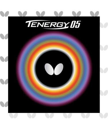 Butterfly Tenergy 05 Table Tennis Rubber | Butterfly Table Tennis Rubber | 1.7, 1.9, 2.1 Sizes | Red or Black | 1 Table Tennis Racket Rubber Sheet | Professional Table Tennis Rubber 1.9mm Black