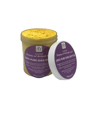 RA COSMETICS 100% African Shea Butter Whipped Lavender 12 oz