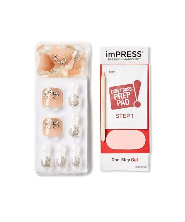 KISS imPRESS Press-on Pedicure - Lazy Days - IMT01X - Buy Online on GoSupps.com