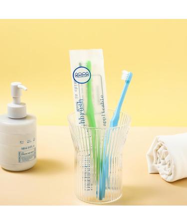 WLLHYF 2 Pack Orthodontic Toothbrush - Very Soft Tufted Toothbrush for Braces & Detail Cleaning | Blue & Green - Buy Online on GoSupps.com