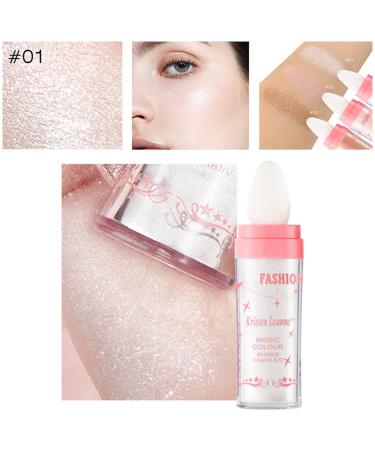 White Moonbeam Highlighter Powder Stick | Body & Face Shimmer Makeup - Buy Online on GoSupps.com
