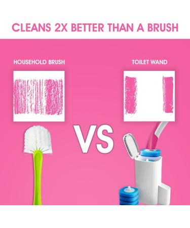 Toilet Wand Refills Heavy Duty Scrubber Removes Rust & Lime Stains Bathroom Cleaner - Pack of 3 - Buy Online on GoSupps.com