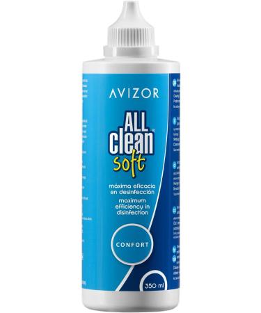Avizor All Clean Soft Contact Lens Fluid - 3 x 350ml | Ultimate Cleaning & Disinfection Solution for Soft Lenses | International Shipping Available - Buy Online on GoSupps.com