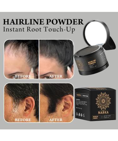 Instant Hair Root Cover Up | Waterproof Hairline Powder for Hair Loss | 48 Hour Stain-Proof Formula (Black) - International Shipping Available - Buy Online on GoSupps.com
