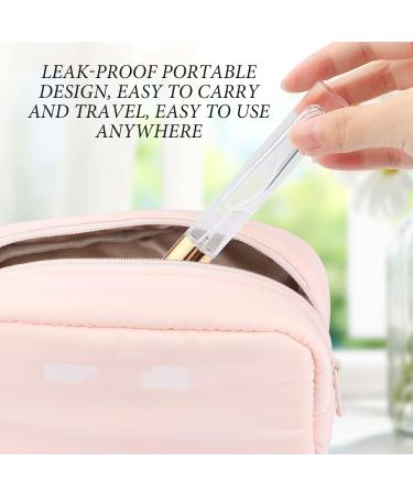 AKOAK 10ml Perfume Atomizer | Travel Empty Fine Mist Spray Bottle | Reusable Thick Glass Fragrance Bottle for Men & Women - Gold - Buy Online on GoSupps.com