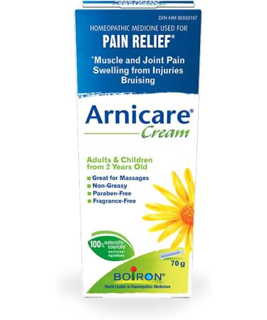 Boiron Arnicare Tablets 60 Tablets Homeopathic Medicine for Muscle and Joint Pain Relief Swelling & Arnicare Cream for Pain Relief Muscle Pain and Joint Pain Relief Swelling from injuries - Buy Online on GoSupps.com