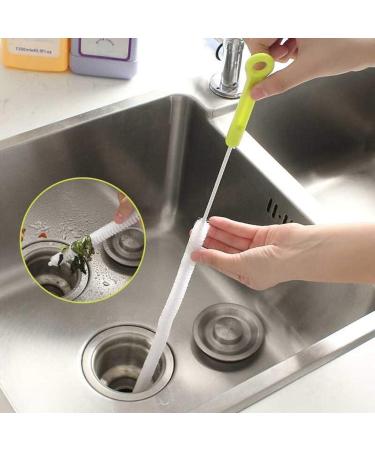 Flexible Sink Drain Unblocker Brush Cleaner Hair Remover Brush Blue Superior Quality and Creative - Buy Online on GoSupps.com