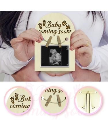 Buy Nbeads Sonogram Picture Frame - 18x12.5cm Baby Footprints & Handprints Pregnancy Announcement Gift for First-Time Mothers - Buy Online on GoSupps.com