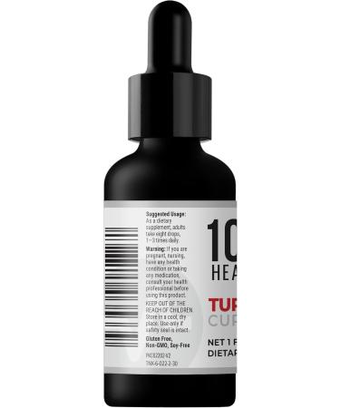 10X Health Turmeric Curcumin Supplement with Vitamin D3 & B12-30mL High Absorption Turmeric Supplement for Joint Supplements for Women Immunity & Heart Health - Curcuma Curcumin Supplements - Buy Online on GoSupps.com