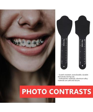 Healeved Dental Photography Kit - 1set Palatal Contrast Boards for Orthodontic & Whitening Procedures - Dental Intraoral Resistant Contraster with Temperature Light - 22.5x7x0.6cm - Buy Online on GoSupps.com