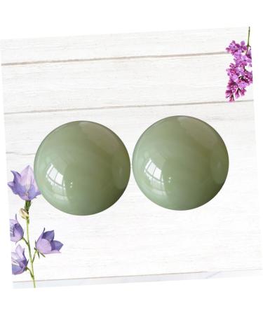 Buy Gatuida Foldable Oven Wind Protection Massage Balls - Jade Stress Relief & Training Globe - Green & White - Perfect for Relaxation - Buy Online on GoSupps.com