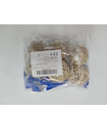 Shengruili Sisal Ball Catz - 6 Eco-Friendly Interactive Cat Toy Balls for Playful Pets - Buy Online on GoSupps.com