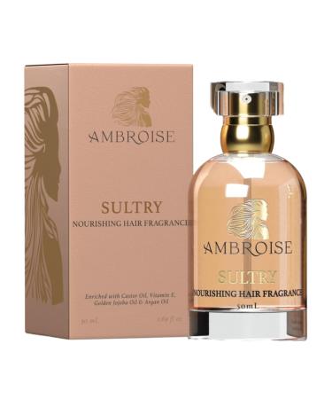 Ambroise Nourishing Hair Fragrance (50mL Sultry - Floral Musk notes of precious rose geranium and elegant musk) Hair Perfume 1.69 Fl Oz (Pack of 1) Sultry - 50ml - Floral musk notes of precious rose geranium and the seductive depth of elegant Musk