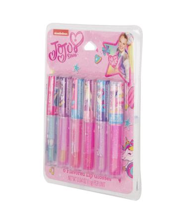 JoJo Siwa 6 Piece Lip Gloss Clamshell - Vibrant Colors & Long-Lasting Shine | Shop Internationally Today - Buy Online on GoSupps.com