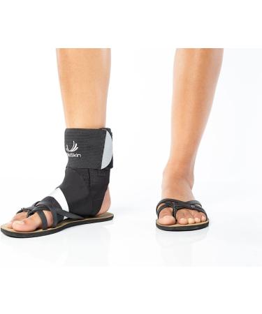 BIOSKIN TriLok Ankle Brace: Foot and Ankle Support for Sprains, Plantar Fasciitis, PTTD, Tendonitis - Large Size, Lightweight & Hypoallergenic - Buy Online on GoSupps.com