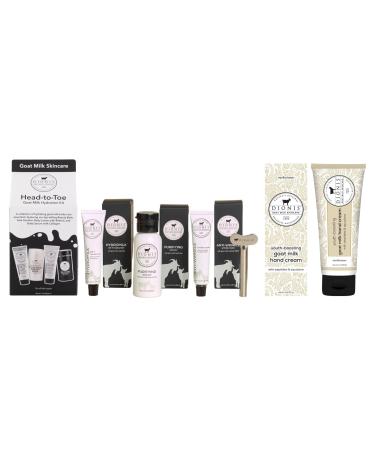Dionis Goat Milk Skincare Complete Collection (Includes Core Collection Starter Set + Vanilla Bean Youth Boosting Hand Cream and Head to Toe Hydration Kit)