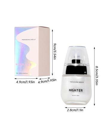 Shimmer Body Oil: Waterproof Face & Body Liquid Highlighter 30ml - Glow & Moisturize with Versatile Makeup Highlighter - 03# 1.01 Fl Oz - Buy Online on GoSupps.com
