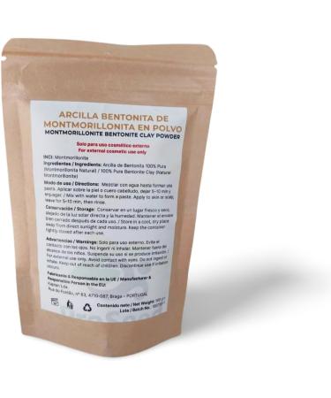 KAPTAN LDA 100 natural activated bentonite clay powder 100 g 95 Montmorillonite Natural Mineral Clay for Acne Oily Skin and DIY Skin Care Rich in silica Cosmetic quality - Buy Online on GoSupps.com