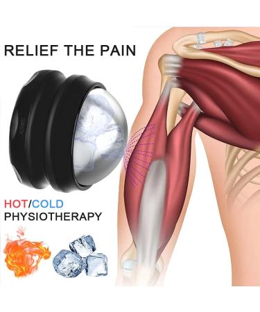 Cold Massage Scooter | Ice-Cryo Ball for Pain Relief | 6-Hour Cooling | Deep Tissue Massage for Yoga Fitness Neck & Back Relaxation - Buy Online on GoSupps.com