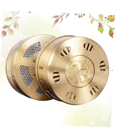 Shop Healeved 4-Part Smoke-Free Moxibustion Box | Moxa Sticks & Accessories for Moxibustion - Copper Storage Box - Hyperthermia Relief - Buy Online on GoSupps.com