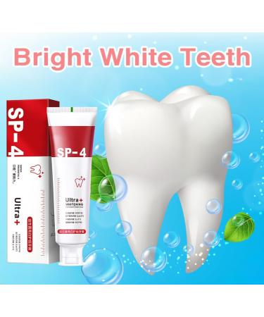 SP-4 Probiotic Whitening Toothpaste - Fresh Breath & Healthy Teeth (2 Pcs) - Brightening & Stain Removal - Buy Online on GoSupps.com