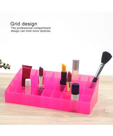 Alvinlite Lipstick Display Stand - 36 Space Pink Plastic Lipstick Organizer Rack for International Shipping - Buy Online on GoSupps.com