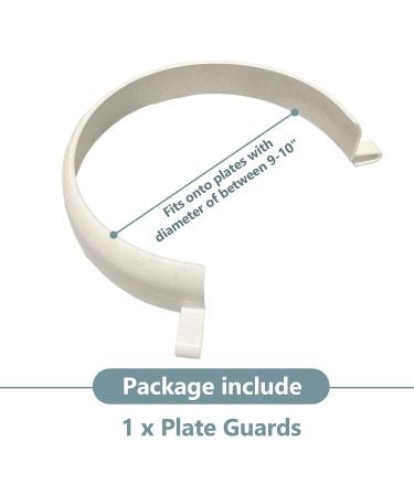 Food Guard for Plates  Clip-On Spill Prevention Eating Aid Assistant for Scooping Food  Dining Assistive Plate Guard for Disabled  Elderly  Handicapped (1 Pcs) - Buy Online on GoSupps.com
