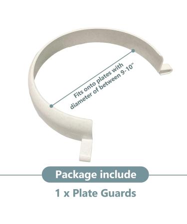 HXCH Food Plates Guard - Spill Prevention Clip for Parkinson Patients & Elderly - Dining Aid for Disabled - Buy Online on GoSupps.com