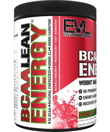 EVLution Nutrition BCAA Lean Energy Cherry Limeade 10.90 oz - Boost Performance & Recovery - Buy Online on GoSupps.com