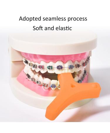 Orthodontic Chew Snacks for Aligner Shells - Y-Shaped Orange Flavor | Prevent Facial Distortion & Enhance Orthodontic Treatment - Buy Online on GoSupps.com