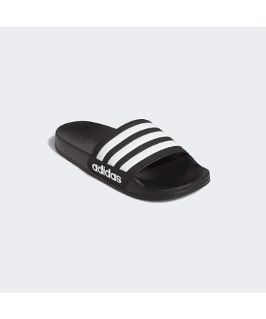 Buy adidas Unisex Kids Adilette Shower Slippers 35 EU - Core Black Ftwr White - International Shipping Available - Buy Online on GoSupps.com