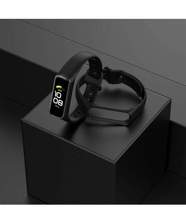 6 Pack Bands & Charger for Samsung Galaxy Fit 2 - Soft Silicone Replacement Straps for Men and Women | Compatible with Samsung Galaxy Fit2 - Buy Online on GoSupps.com