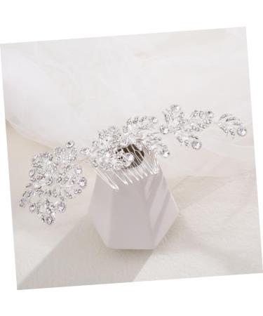 Beaupretty Bridal Rhinestone Insert Comb hair European and American bridal hair side hair rhinestones hair alloy Hair piece rhinestone hair hair crystal hair side Wedding Hair Accessories - Buy Online on GoSupps.com