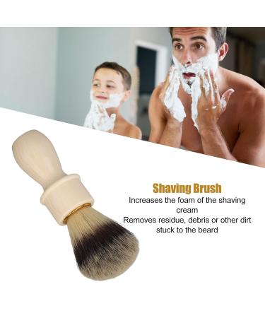 Natudeco Men Shaving Brush - Soft Hair Beard & Hair Cleaning Tool with Resin Handle for Optimal Facial Care - Buy Online on GoSupps.com