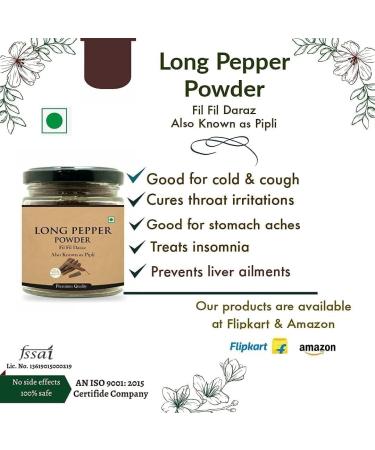 SM Long pepper powderpippliFil Fil daraz powder 100 pure & organic 100 grm - Buy Online on GoSupps.com